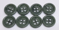 Vintage Army Buttons Old Pattern British Mottled Light Green 4 Hole Size 15.2mm