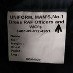 No1 Dress Jacket A/F Blue OFC Pattern Faulty Size 112cm