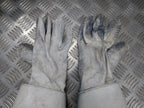 British Army Household Cavalry White Leather Gauntlet Parade Gloves Size 9.5