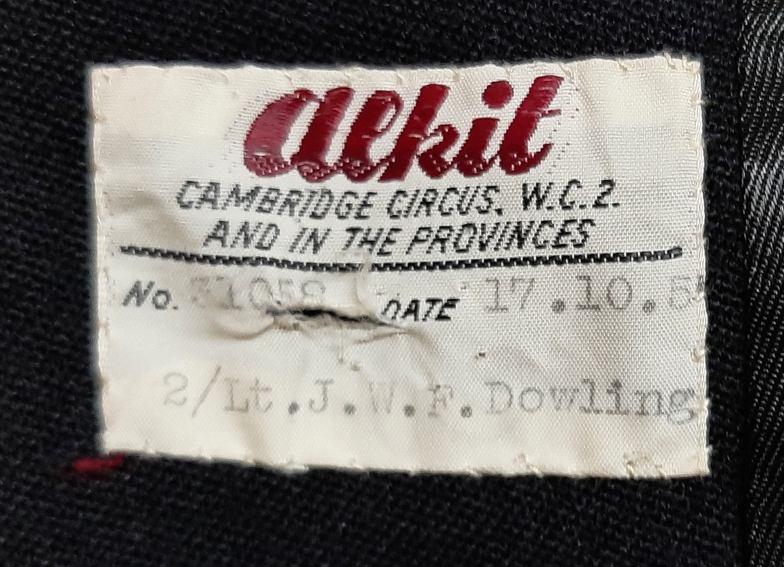 British Army Vintage No1 Blue Ofc Jacket 1950s Pattern Alkit London