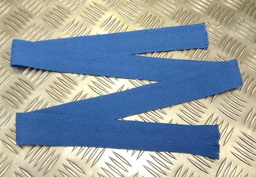Necktie Wool British Mid Blue Colour Dress Worsted Tie - NEW