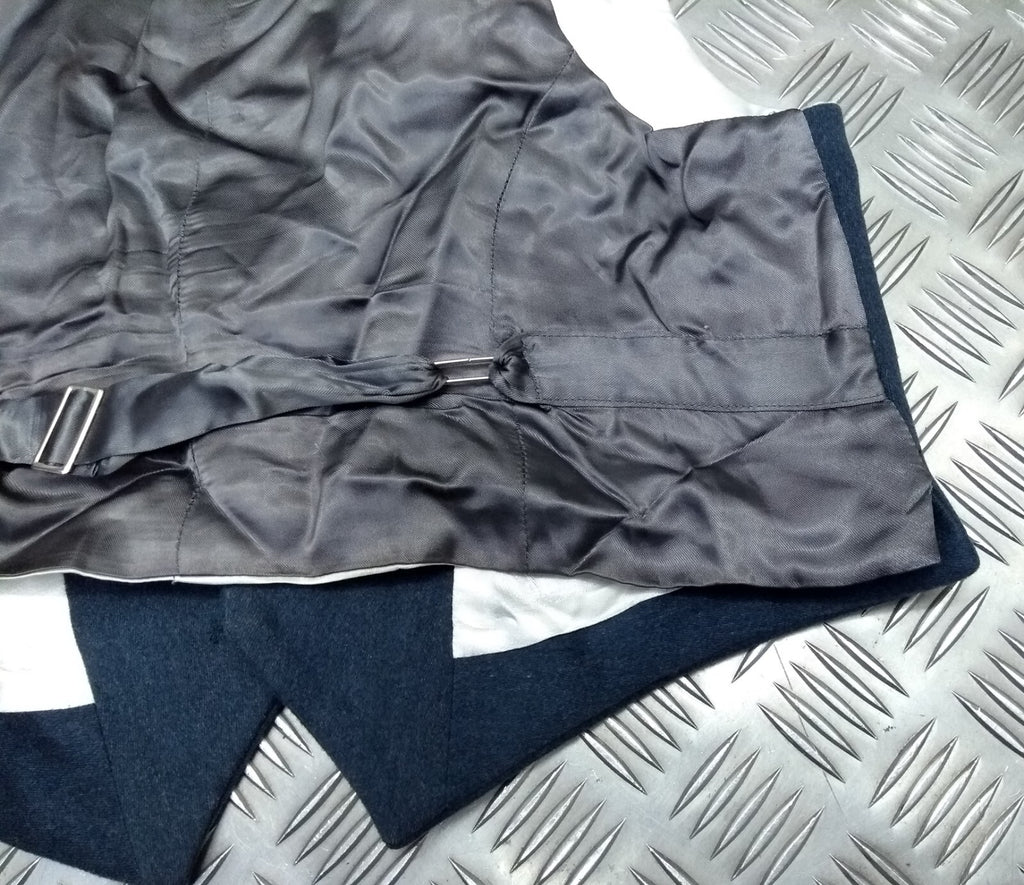 RAF Royal Air Force Vintage Mess Dress Waistcoat Airforce Blue Grey Colour by Moss Bros