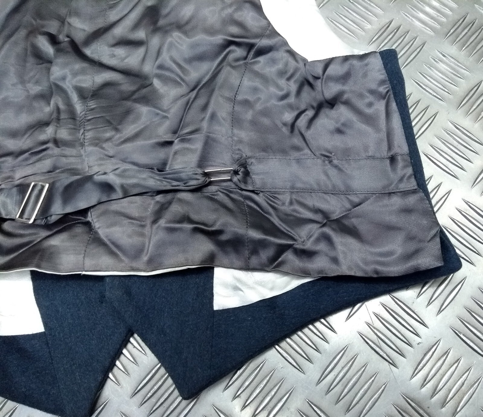 RAF Royal Air Force Vintage Mess Dress Waistcoat Airforce Blue Grey Colour by Moss Bros