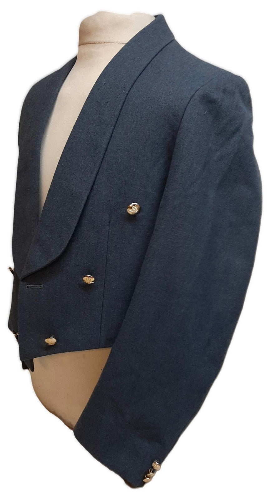 RAF Royal Air Force Mess Jacket Old Pattern Blue Grey Type No Badges Fancy Dress Goodwood