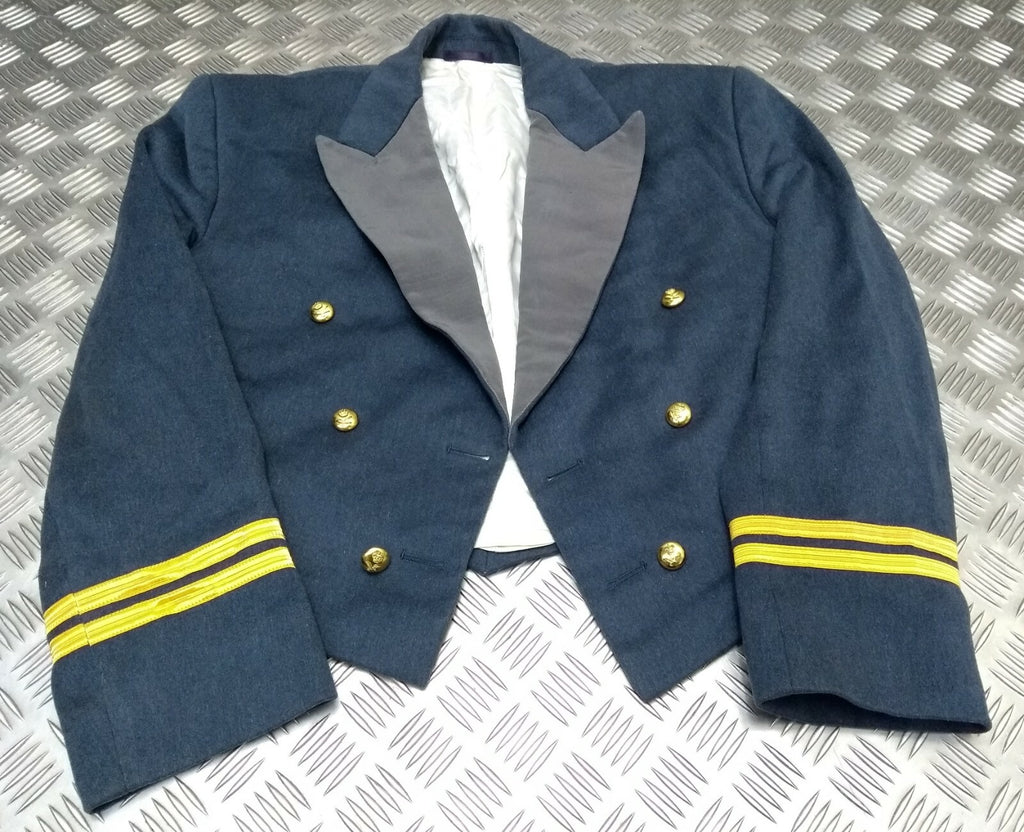 Vintage Mess Dress Jacket By Moss Bros A/F Blue Grey Colour 108cm Faulty
