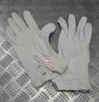 Genuine British Ceremonial Deerskin 3 Dart Leather Gloves Shop Soiled