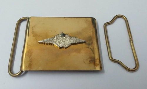 Genuine RAF Royal Air Force Issue Insignia Parade 2¼" Belt Buckle / Plate 2 Piece