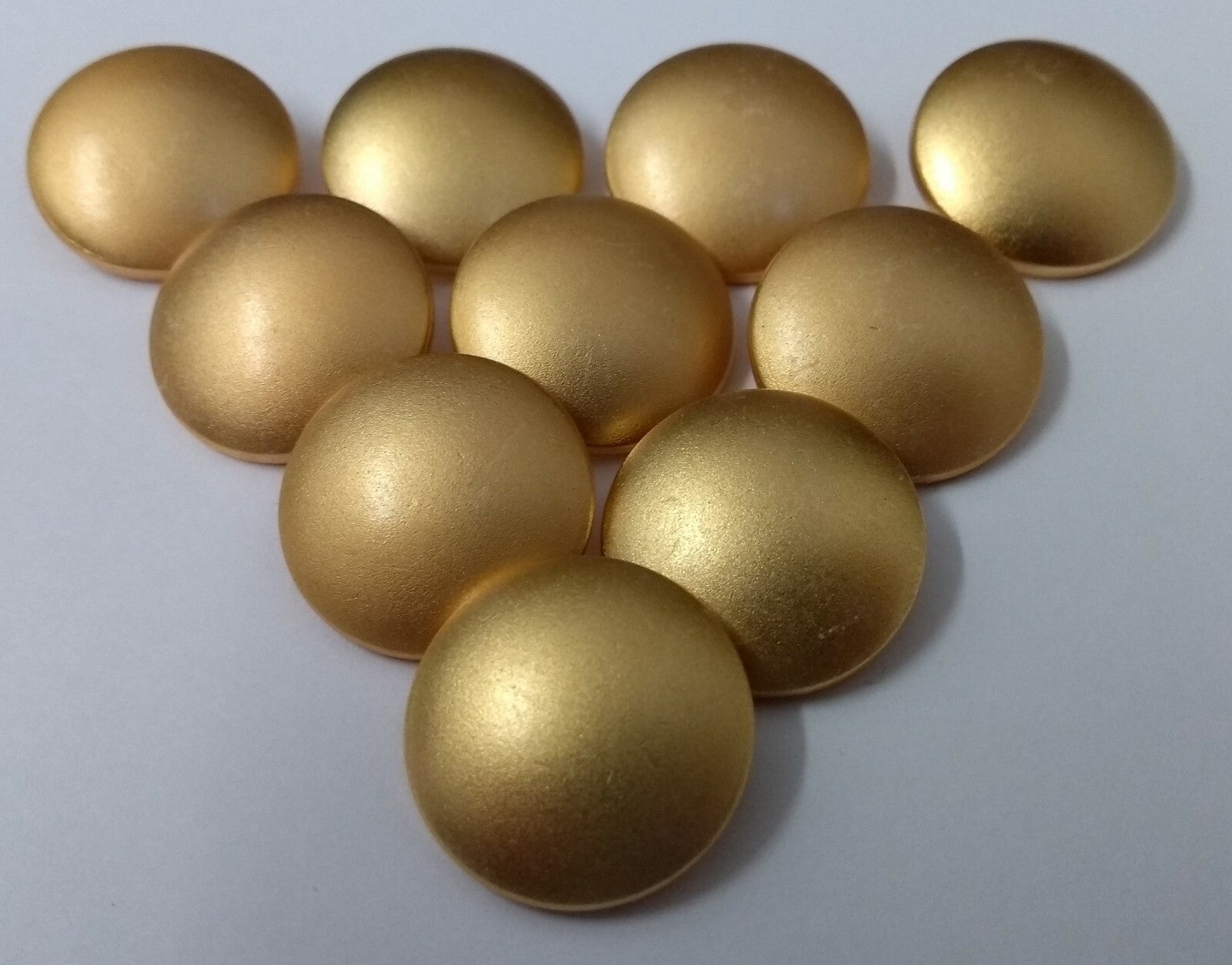 Genuine Issue Open Back Half Ball Dome Dress Buttons 31L X 10- NEW