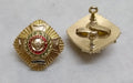 PWRR Rank Insignia British Army Eversleigh Star 7/8" Coloured Top "Ich Dien"