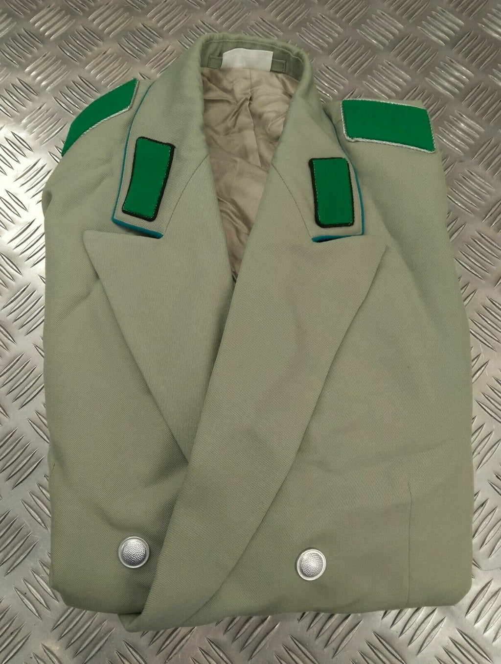 Vintage East German Sonderausgabe Mistletoe Green Parade Jacket