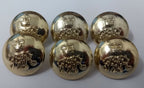 Genuine British Army The Royal Tank Regiment RTR No1 No2 Dress Buttons 40L x25