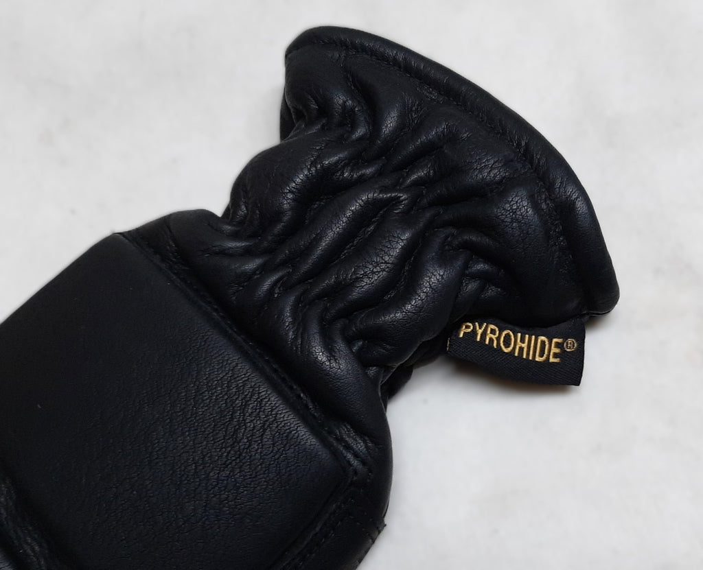 Cut Resistant Gloves Leather Knuckle and Back Hand Protection Riot Public Order