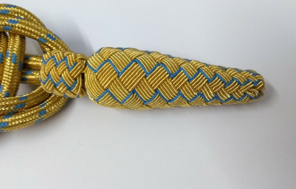 RAF Royal Air Force Blue Fleck On Gold Ceremonial Parade Sword Knot Complete EBYT701
