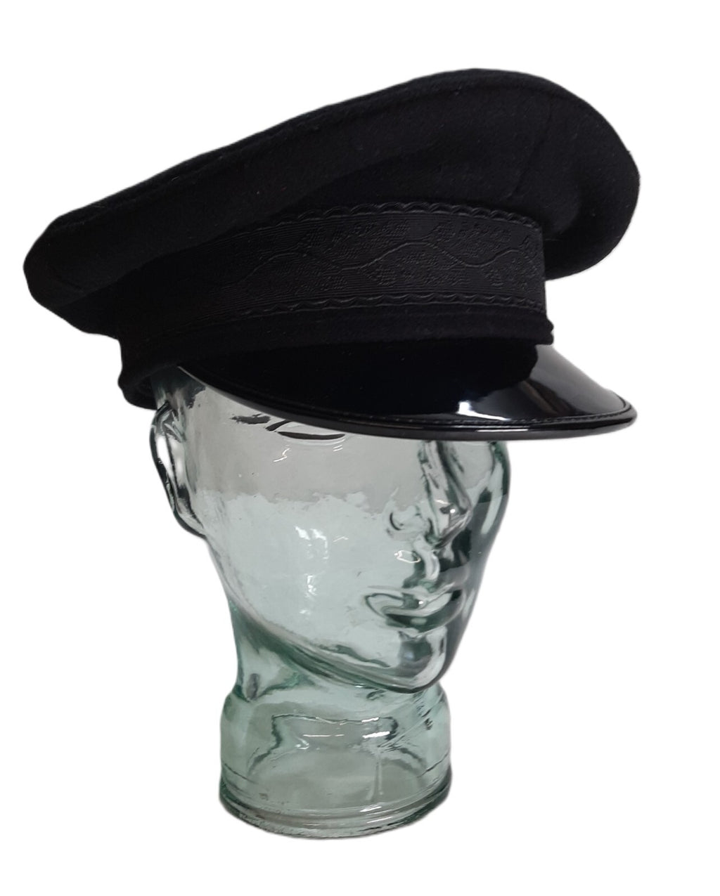 Army Cap No1 British Black Officers Oak Leaf Band By Goldings Headwear 57cm