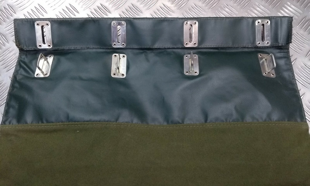 War Book Document Bag Heavy Duty Canvas With Metal And Vinyl Closure System
