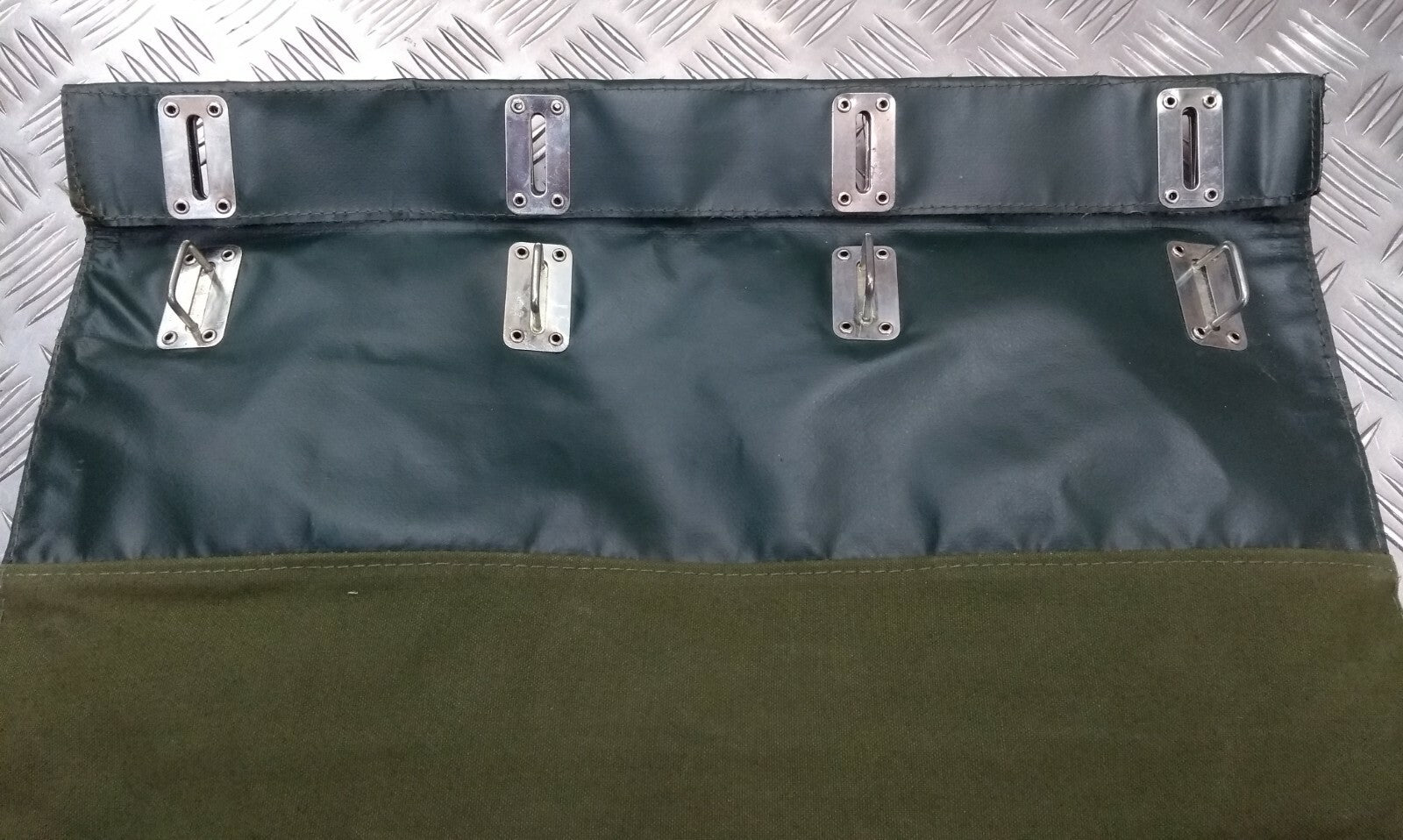 War Book Document Bag Heavy Duty Canvas With Metal And Vinyl Closure System