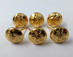 Uganda Crest Insignia Obsolete Dress Uniform Small Split Pin Chinstrap Buttons