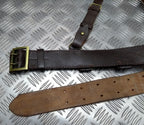 Vintage Sam Browne issue Leather Belt and Cross Over Strap