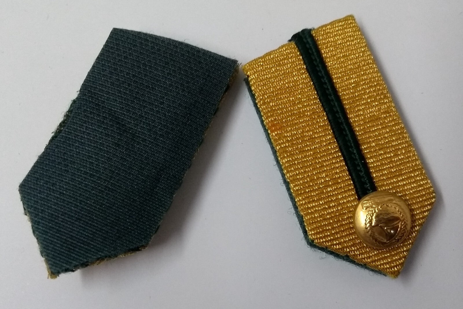 Dubai Gorgets Gold Braid Detail & Green Piping Fancy Dress