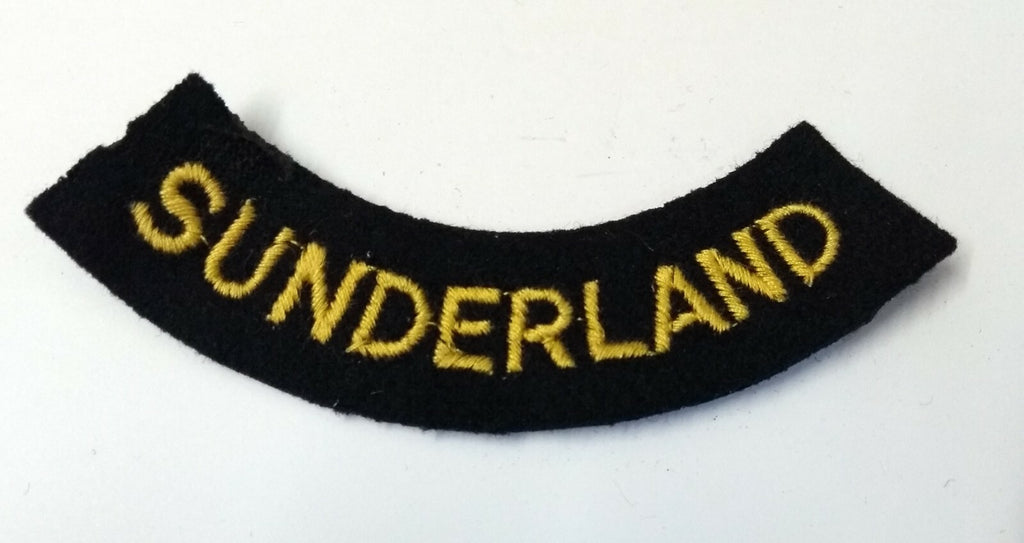 Vintage British Civil Defence Sunderland Shoulder Flash