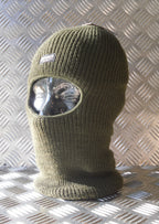GREEN One (1) Hole Thinsulate Balaclava / Beanie Hat - Very Warm - Brand New