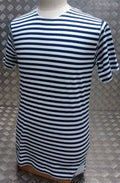 Russian / Soviet / USSR / CCCP Short Sleeve Stripy Sailors Telnyashka T-Shirt