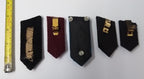 Assorted Gorgets Various Officers Issue For Collectors 5X Single Collar Tabs