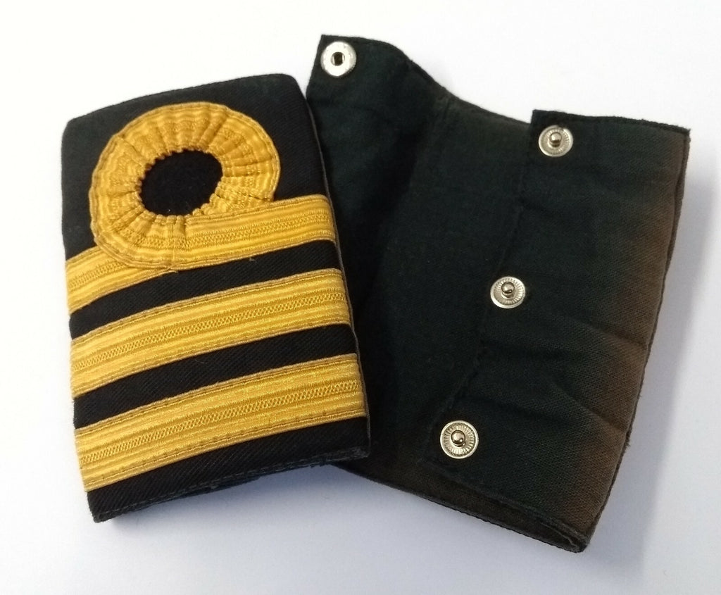 Commander Gold Lace Rank Slides Genuine British Royal Navy Issue ASPS451