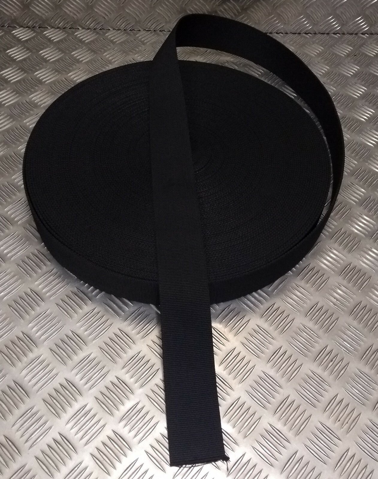 Genuine British Issue Ceremonial Black Belt Material Nylon Web