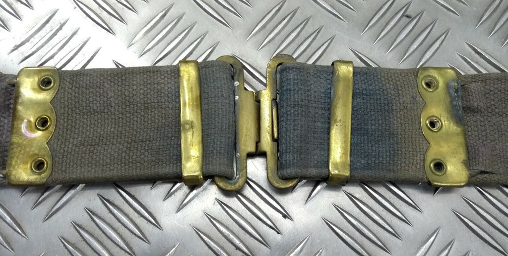 Genuine British Made World War Two WW2 37 Pattern Web Pistol Belt Assorted