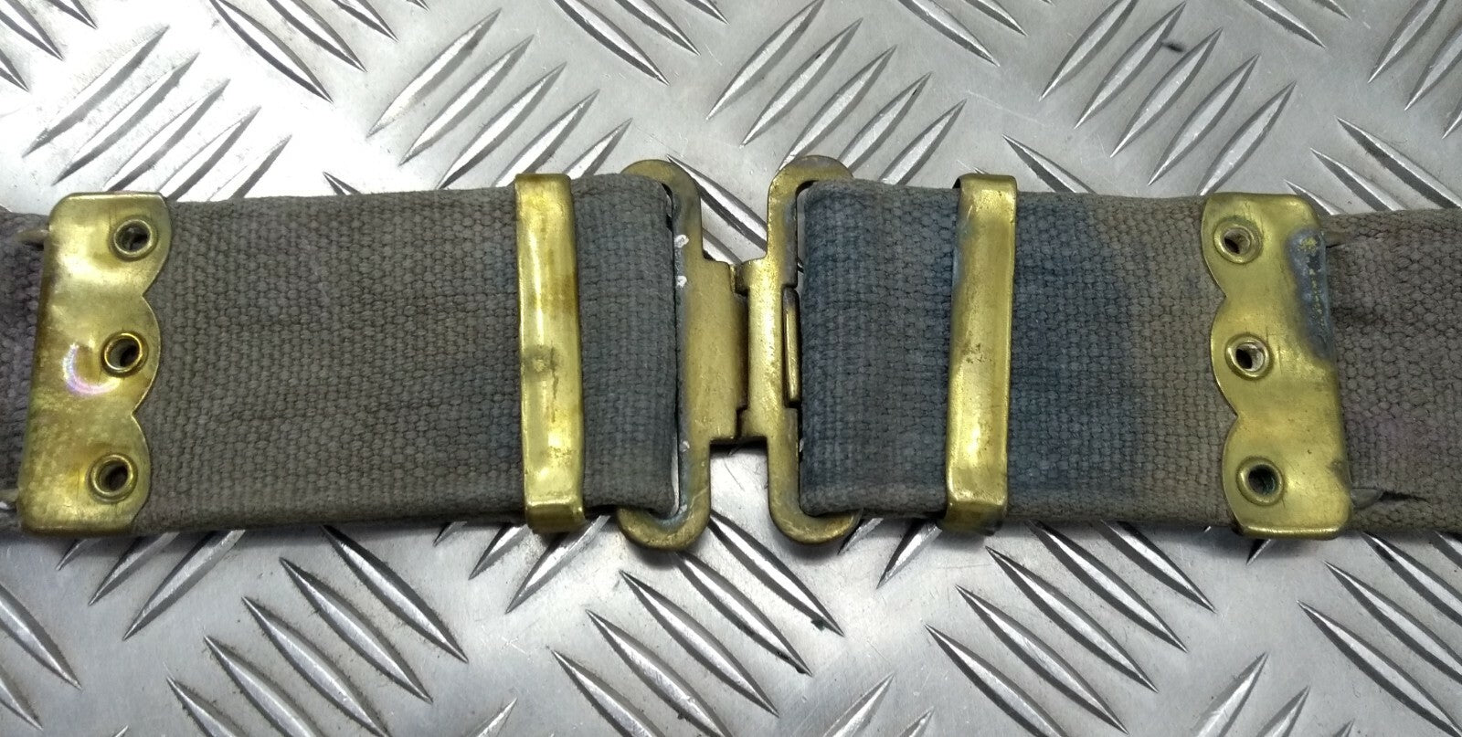 Genuine British Made World War Two WW2 37 Pattern Web Pistol Belt Assorted