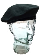 Service Beret British Army Pattern Leather Rim Rifles & Light Infantry Green