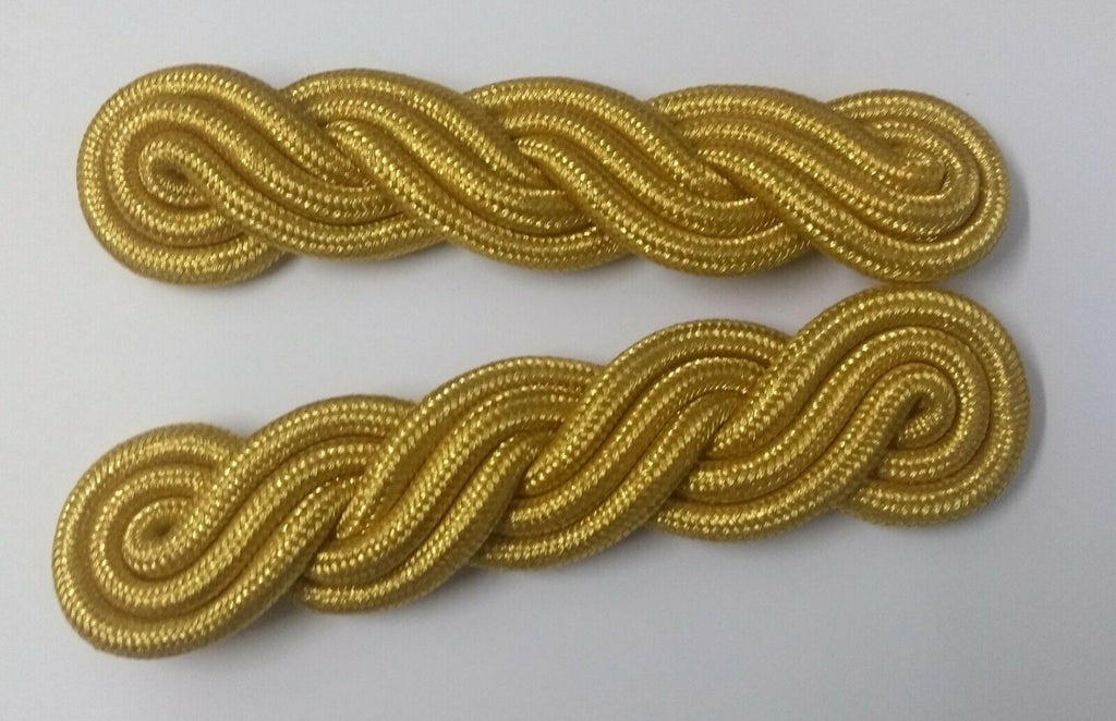 Braided Gold Cord 10mm for Officers Braided Epaulette Shoulder Meriex MLF France