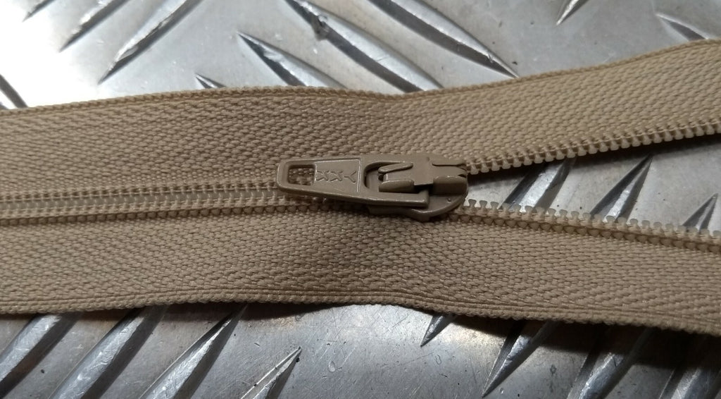 YKK Zip / Zipper 19.5cm Closed End Beige / Sand Genuine British- NEW