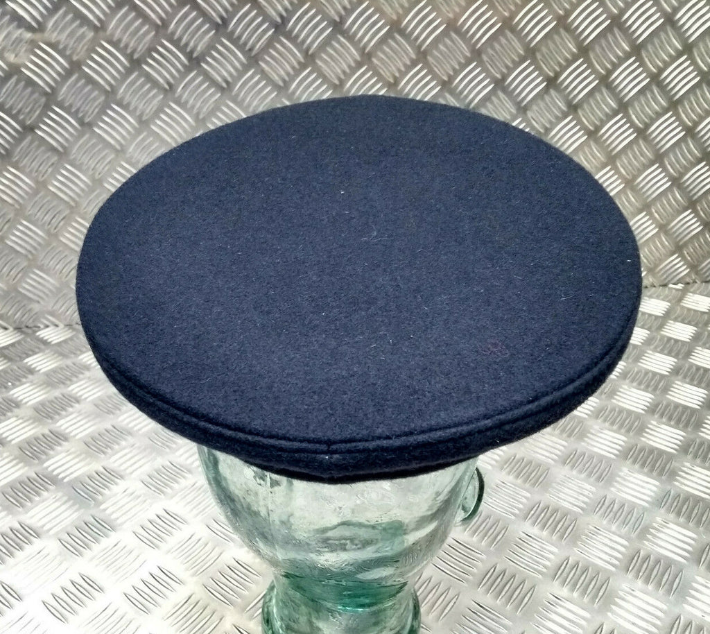 British Made Officers Captains Style Peaked Visor Blue Cap Assorted Sizes - NEW