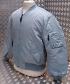 MA1 US Military Style Bomber Jacket Silver - NEW