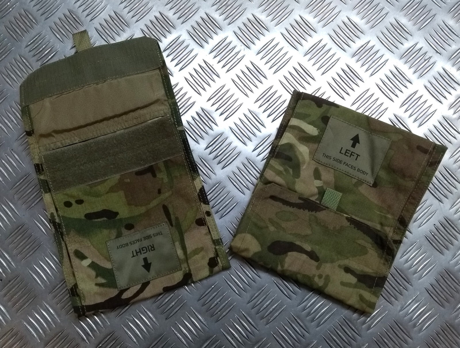 MTP Virtus Webbing System MOLLE Lower Side Protection Pouches Left and Right SEL