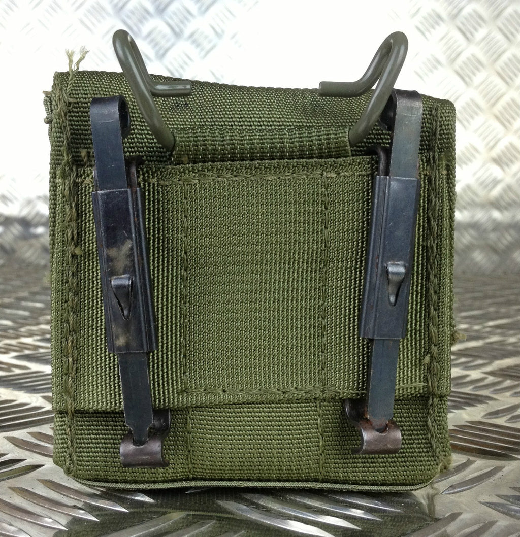 IDF MilitaryTactical Ammo / Ammunition Pouch w Alice Clips Web / Codura. Olive 1