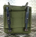 IDF MilitaryTactical Ammo / Ammunition Pouch w Alice Clips Web / Codura. Olive 1