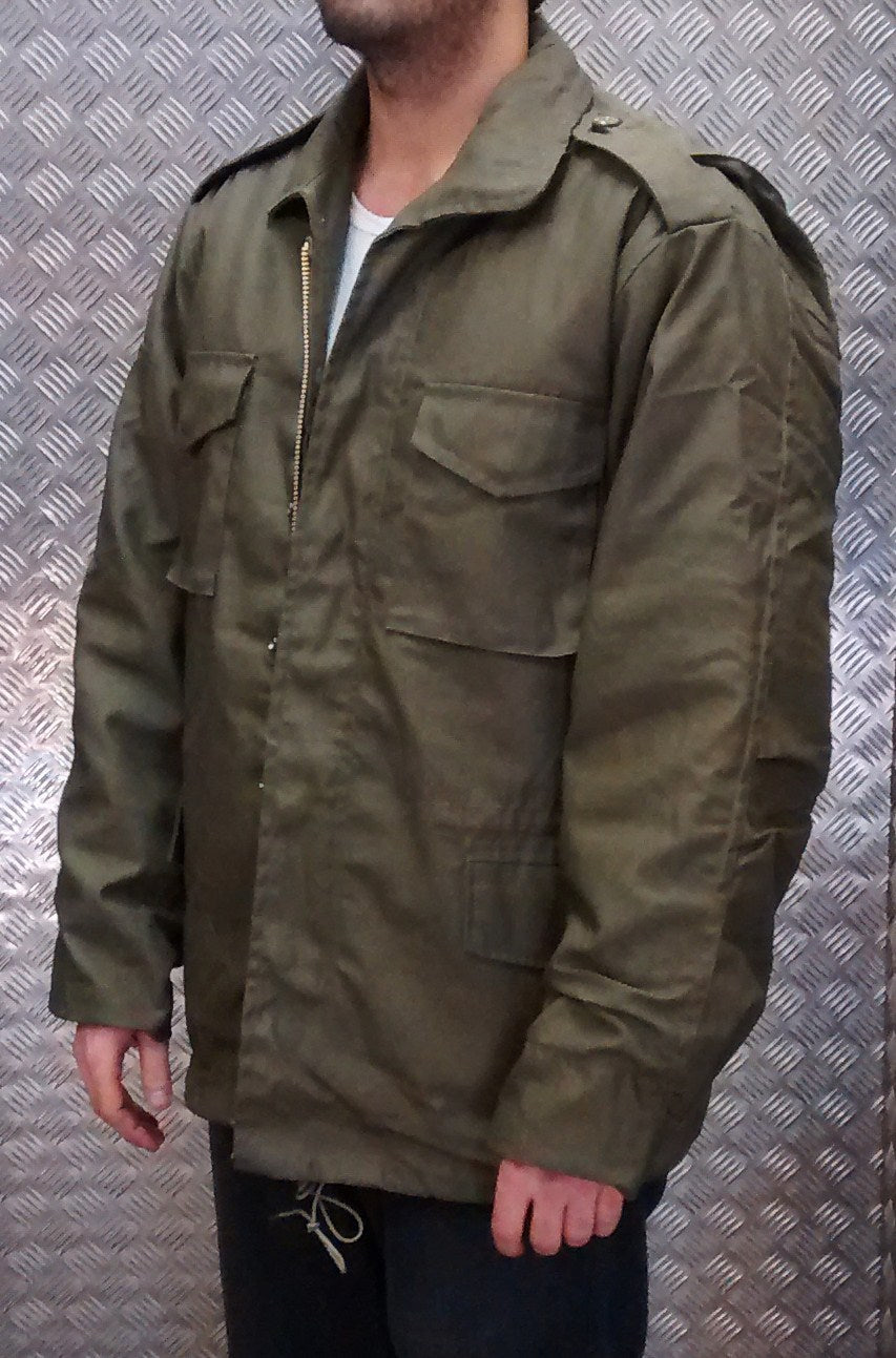 US Military Style M65 Lined Combat Jacket Green NEW