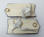 Naval Senior Officers No1 Uniform Shoulder Boards Epaulette Black & Gold Detail