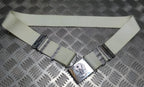 Abu Dhabi Belt White Nylon With Buckle For Ceremonial & Parade Duties