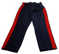 No1 Dress Trousers Blue With 2"  Scarlet Striping Waist 96cm