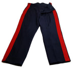 No1 Dress Trousers Blue With 2"  Scarlet Striping Waist 96cm