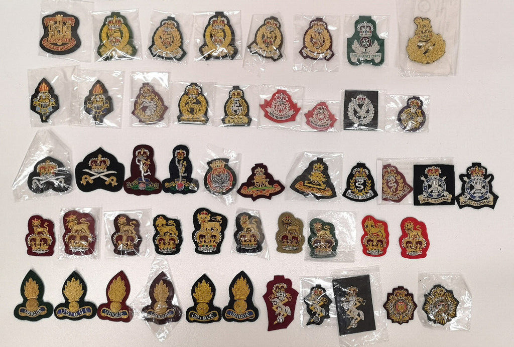 Forage Cap/Side Hat Wire Braided Felt Beret Badges Various Types