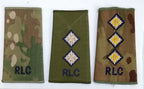 Royal Logistic Corps RLC Rank Slide Various Ranks & Camo Genuine British Army