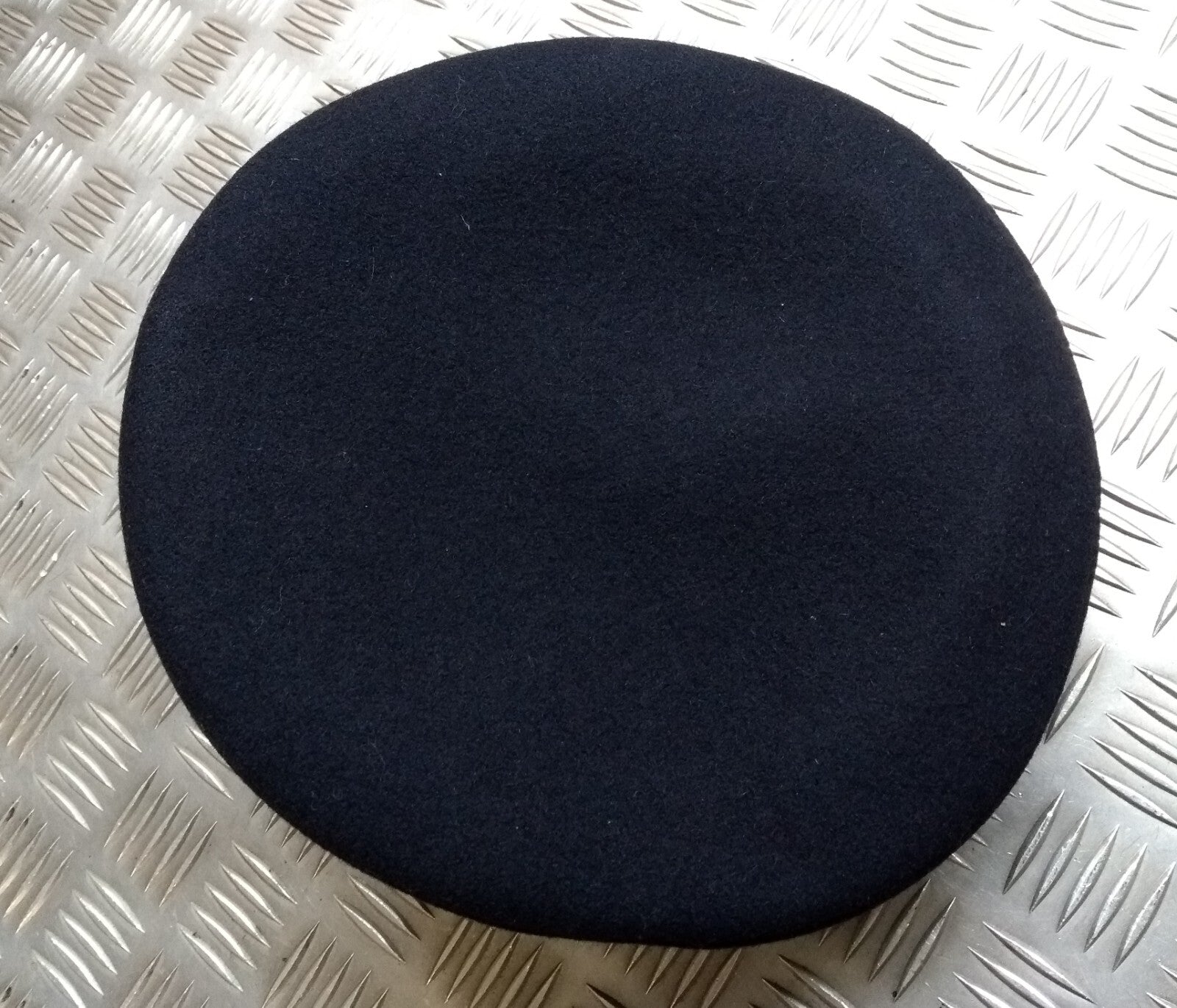 Officers Visor Cap British Made Dress Uniform Peak Cap with Silver ERII Buttons