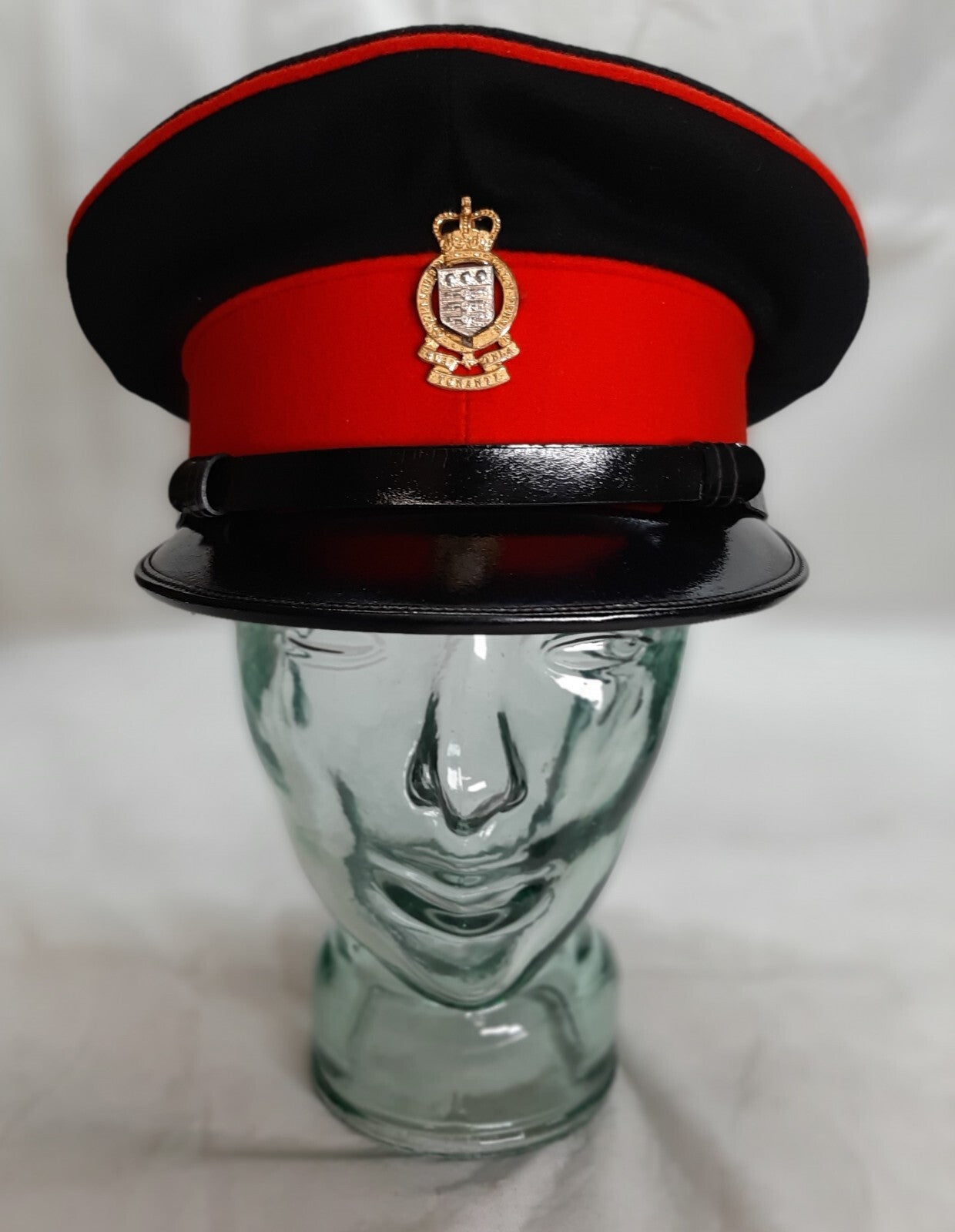 Vintage RAOC Hat Officers Dress British Royal Army Ordnance Corps Insignia 55cm