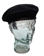 Wool Beret British Army RTR Tank Regiments Pattern Leather Rim Black Colour 58cm