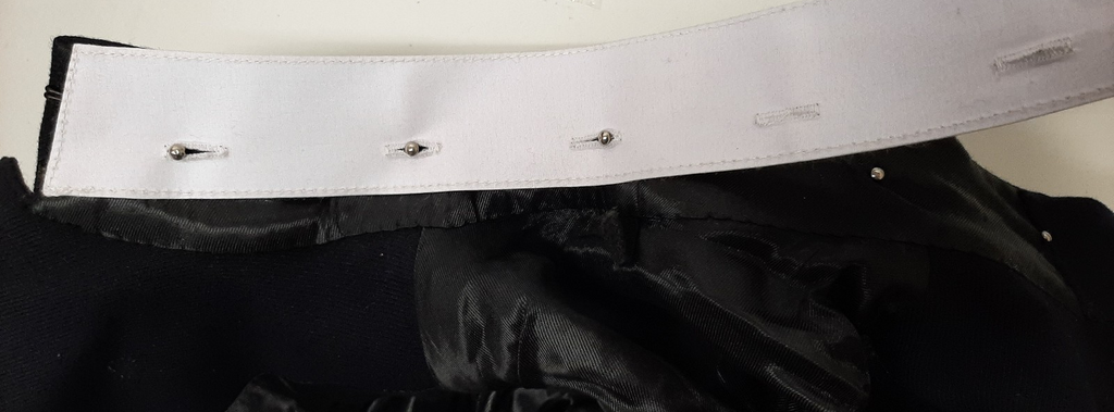 Stiff White Detachable Patrol Style Collar Cotton No1 Dress Uniform NEW